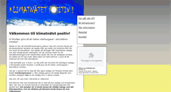 Desktop Screenshot of klimatpositiv.se