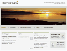 Tablet Screenshot of klimatpositiv.net